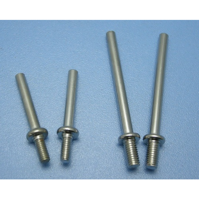 HY STEEL WHEEL AXLES D4 X L57 X M5 ( 2PK ) ( OLD CODE  HY162201 )
