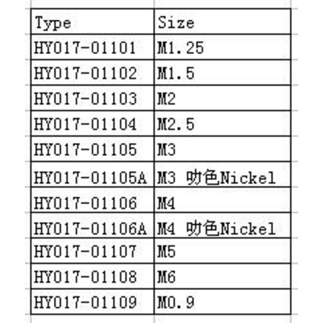HY METRIC ALLEN KEYS 2mm ( 100 PK ) ( OLD CODE HY171101B )