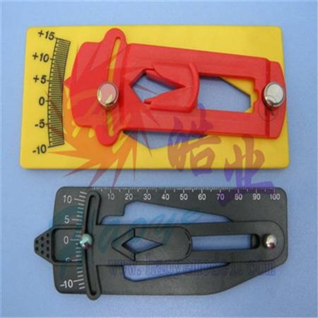 HY MAIN BLADE PITCH GAUGE YELLOW  L150 X W68MM ( OLD CODE HY230901 )
