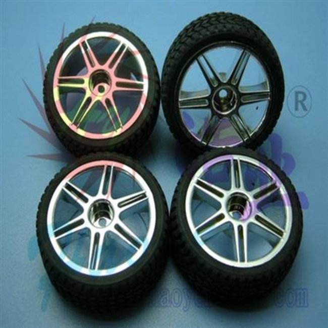 HY 1/10 ON ROAD RIM/TYRE C TREADED