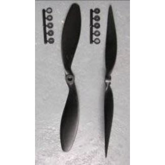 HY MODEL ACCESSORIES HY SLOW FLY ELECTRIC PROPS 7 X 5 ( WITH ADAPTERS 3.0,3.17,4.0,4.7 & 6.0mm )