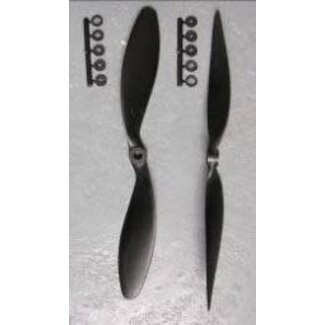 HY MODEL ACCESSORIES HY SLOW FLY ELECTRIC PROPS 9 X 4.7  ( WITH ADAPTERS 3.0,3.17,4.0,4.7 & 6.0mm )
