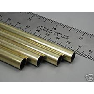 K&S K & S METRIC BRASS TUBE THIN WALL 2.0mm X 300MM (4PCS)  KSM 0082