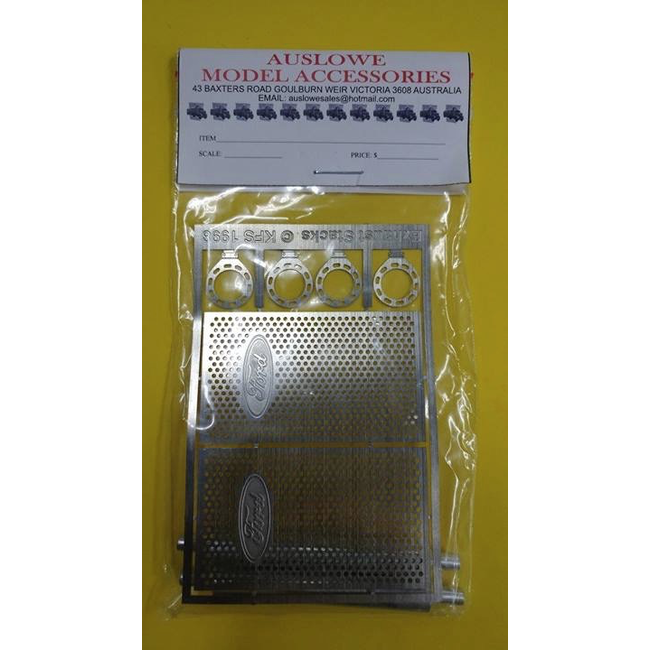 AUSLOWE PHOTO ETCHED FORD EXHAUST SHEILD KIT PAIR 1/25