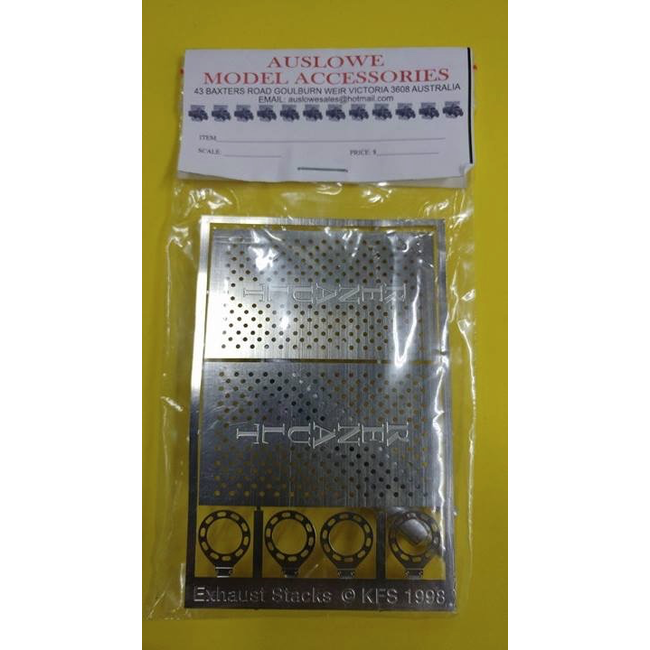 AUSLOWE PHOTO ETCHED RENAULT EXHAUST SHEILD KIT PAIR 1/25