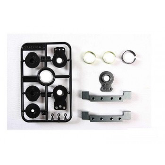 TAMIYA TAMIYA ALUMINIUM DUAL SERVO MOUNT AND HI TORQUE SERVO SAVER FOR TRACTOR TRUCK