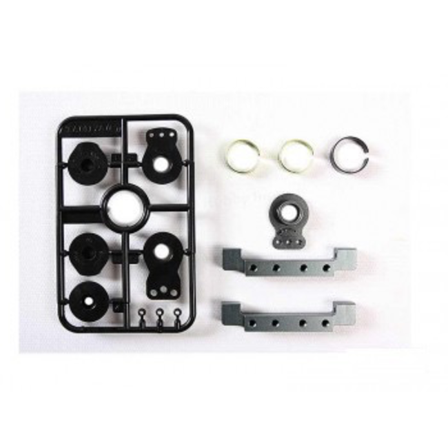 TAMIYA ALUMINIUM DUAL SERVO MOUNT AND HI TORQUE SERVO SAVER FOR TRACTOR TRUCK