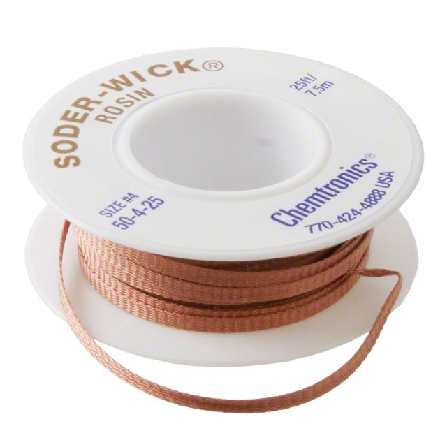 WES COMPONENTS SOLDER WICK SIZE 4 (3MM) 25 FEET