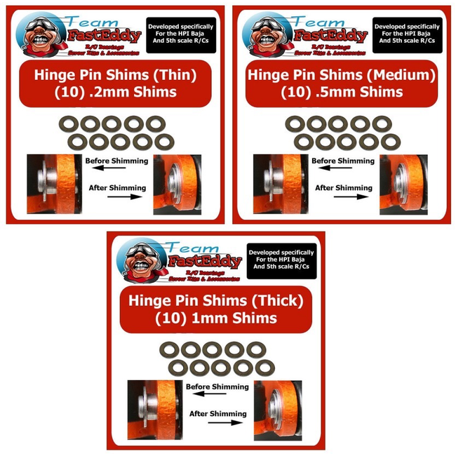 FAST EDDY HINGE PIN SHIMS BAJA