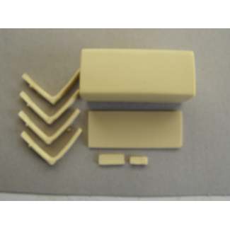 AUSLOWE AUSLOWE KENWORTH SQUARE FUEL TANK 67MM LONG NO STEP 1:25