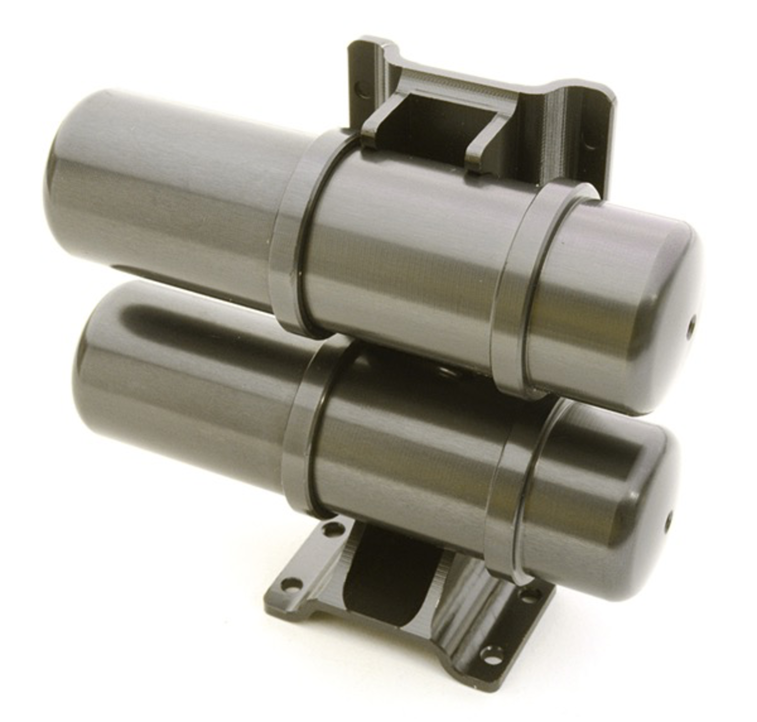 INTEGY INTEGY Billet Machined Realistic Dual Air Tank for Custom 1/14 SemiTractor Truck www