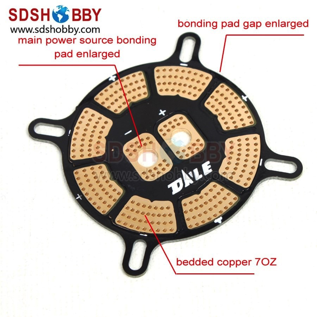 DALE SUPER HIGH CURRENT PDB PCB 200A