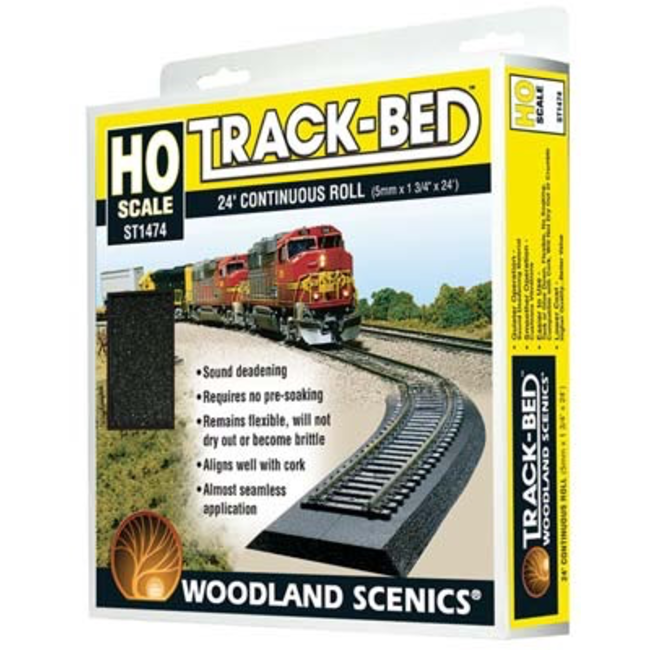 Woodland Scenics Track-Bed Roll 24' ( 7.31mt) HO