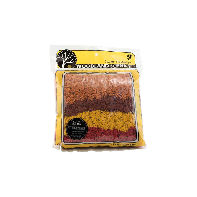 WOODLAND SCENICS CLUMP FOLIAGE FALL MIX 173 CUBIC INCHES FC186
