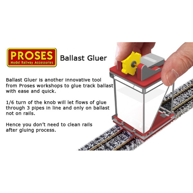 PROSES BALLAST GLUE APPLICATOR HO