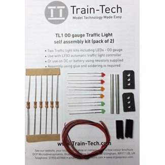 TRAIN TECH DCP UK TL1 - Traffic lights kit OO (twin pack) (TL1)