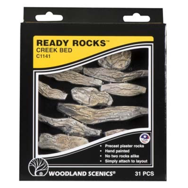 Woodland Scenics Ready Rocks Creek Bed Rocks
