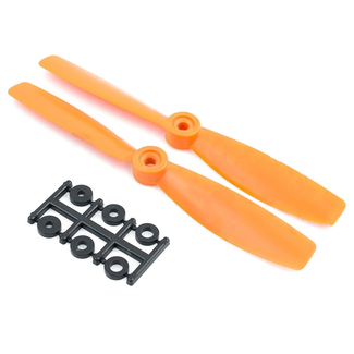 HQ PROP HQ PROP 6X4.5 L ORANGE BULLNOSE PROP 2 PACK