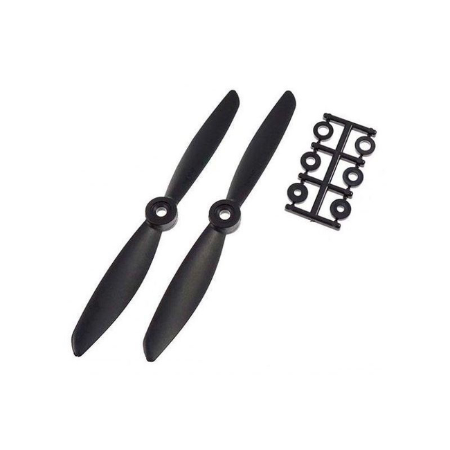 HQ PROP 6X4.5 R BLACK DIRECT DRIVE PROP 2 PACK