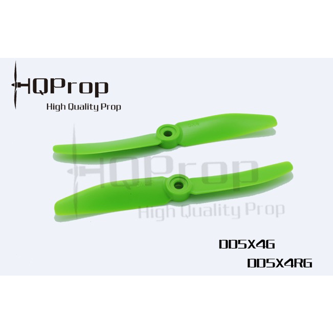 HQ PROP 5X4 L GREEN DIRECT DRIVE PROP 2 PACK