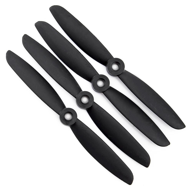 GEMFAN 5X4.5 R BLACK 4pk