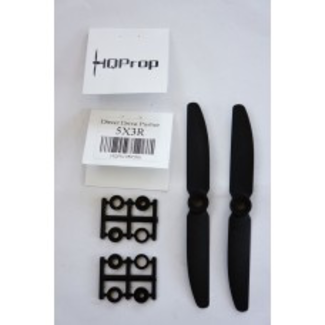 HQ PROP HQ PROP 5X3 R BLACK DIRECT DRIVE PROP 2 PACK