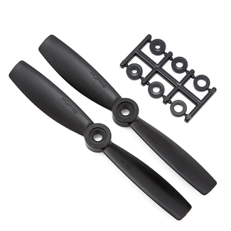HQ PROP HQ PROP 4X4.5 R BLACK BULLNOSE PROP 2 PACK
