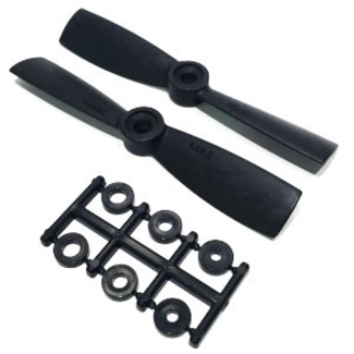 HQ PROP HQ PROP 4X4.5 L BLACK BULLNOSE PROP 2 PACK