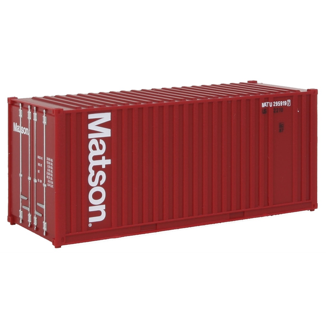 WALTHERS 20FT CONTAINER MATSON HO SCALE