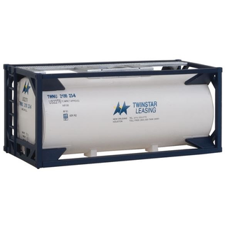 WALTHER WALTHERS 20FT TANK CONTAINER TWINSTAR LEASING HO SCALE