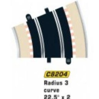 SCALEXTRIC SCALEXTRIC RADIUS 3 CURVE 22.5 DEGREE