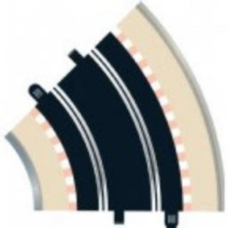 SCALEXTRIC SCALEXTRIC NEW RADIUS 2 CURVE 45d