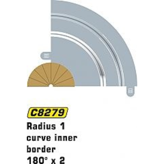 SCALEXTRIC SCALEXTRIC NEW RADIUS 2 INNER BORDERS  C8279