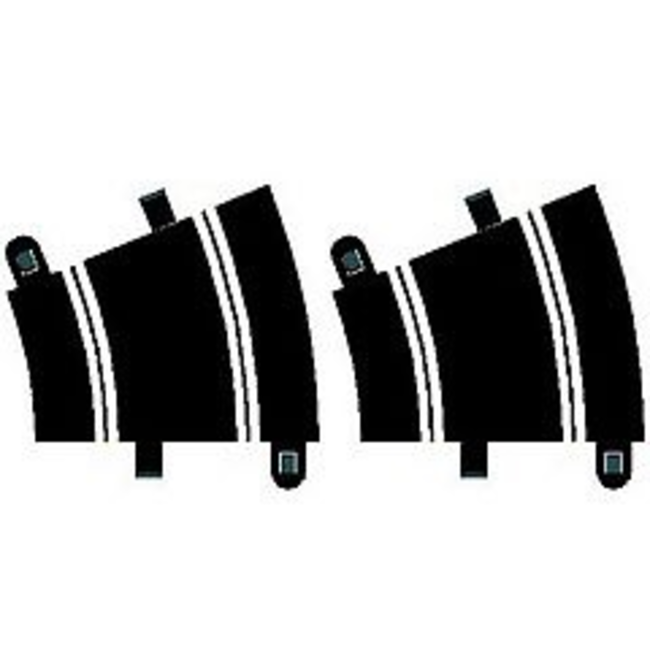 SCALEXTRIC NEW RADIUS 2 CURVE 22.5