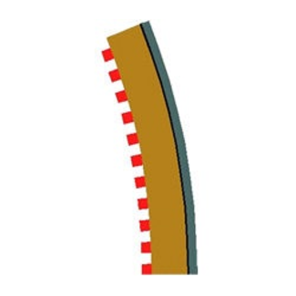 SCALEXTRIC SCALEXTRIC NEW RADIUS 4 BORDERS