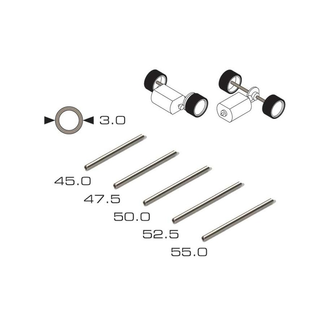 SCALEXTRIC SCALEXTRIC ASSORTED AXLES