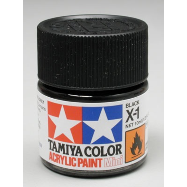 TAMIYA 10ml X-1 BLACK