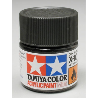 TAMIYA TAMIYA 10ml X-10 GUN METAL