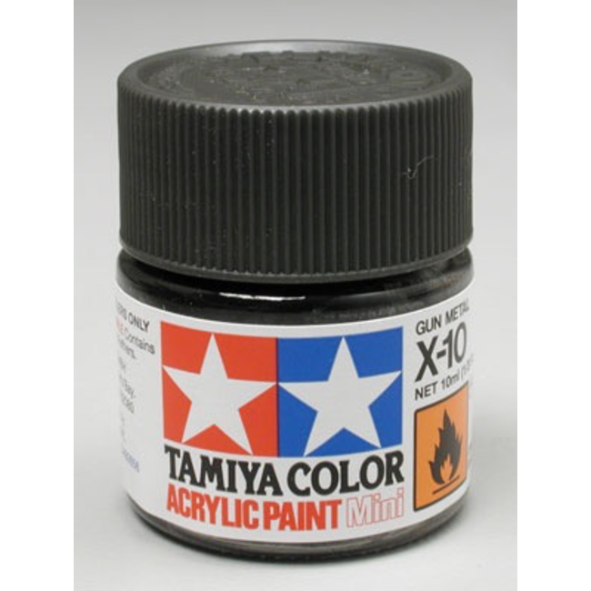 TAMIYA 10ml X-10 GUN METAL