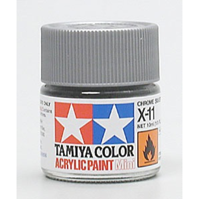 TAMIYA 10ml X-11 CHROME SILVER