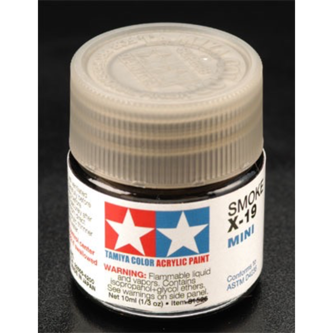 TAMIYA 10ml X-19 SMOKE