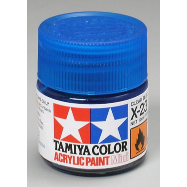 TAMIYA 10ml X-23 CLEAR BLUE