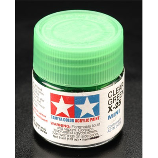 TAMIYA TAMIYA 10ml X-25 CLEAR GREEN