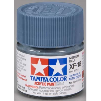 TAMIYA TAMIYA 10ml XF-18 MED BLUE