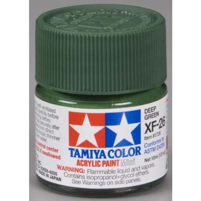 TAMIYA 10ml XF-26 DEEP GREEN