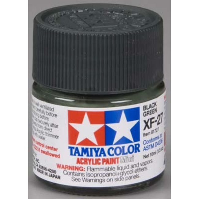 TAMIYA 10ml XF-27 BLACK GREEN