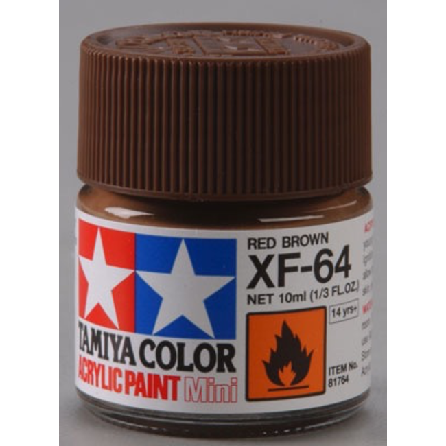 TAMIYA 10ml XF-64 RED BROWN