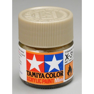 TAMIYA TAMIYA 10ml X-31 TITANIUM GOLD