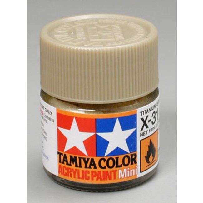 TAMIYA 10ml X-31 TITANIUM GOLD