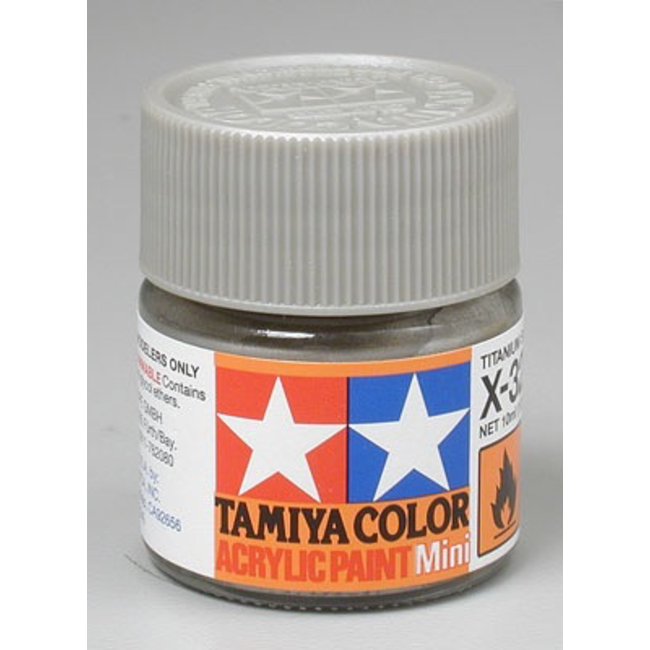 TAMIYA 10ml X-32 TITANIUM SILVER